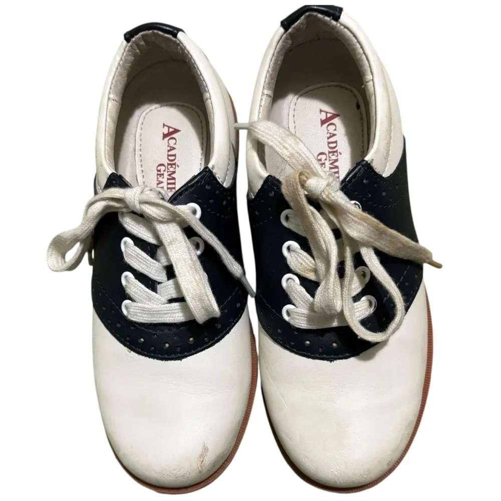 Academie Gear Girl’s Honor Roll Cheer Oxford saddle uniform shoes size 12.5